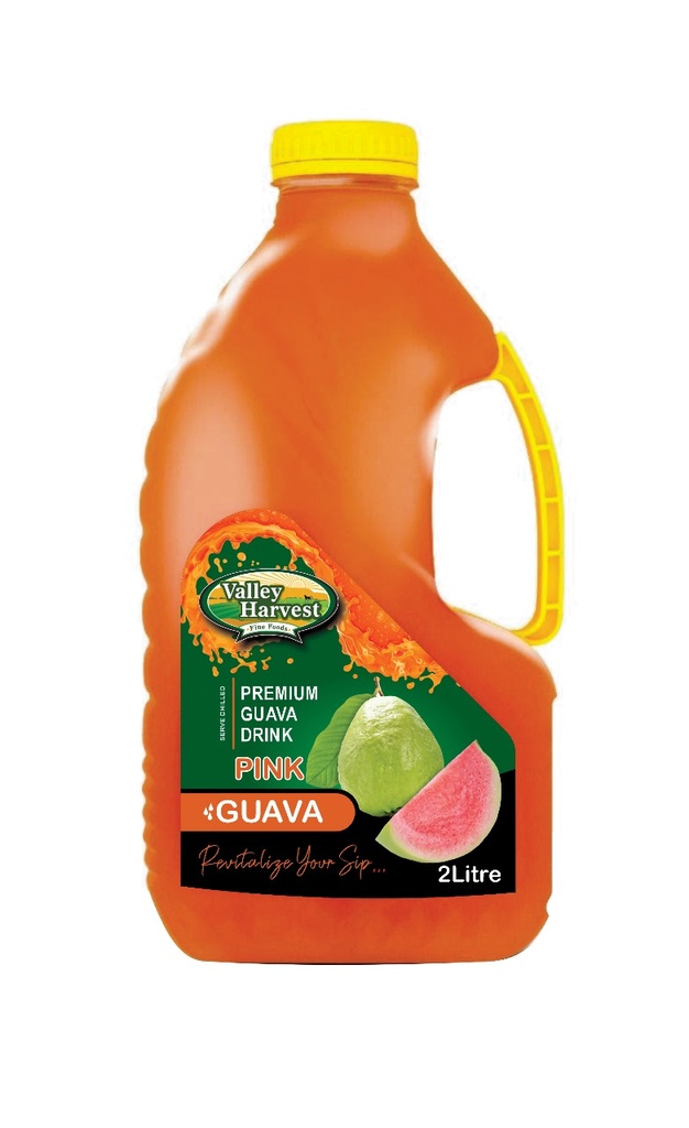 Valley harvest pink guava 2lt x6