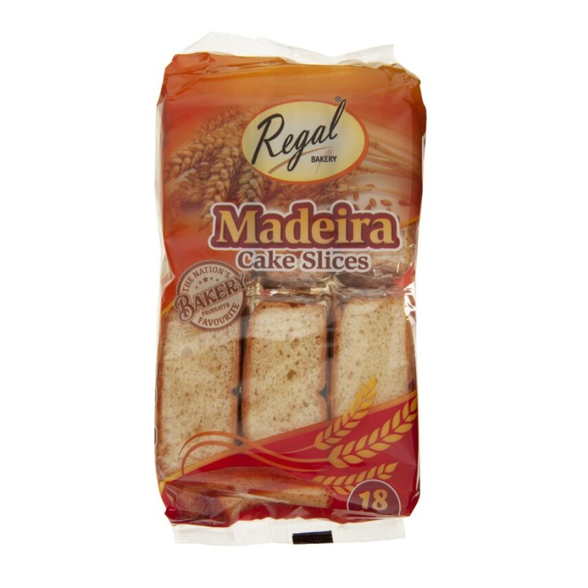 REGAL Madeira cake slices 18pc x 12