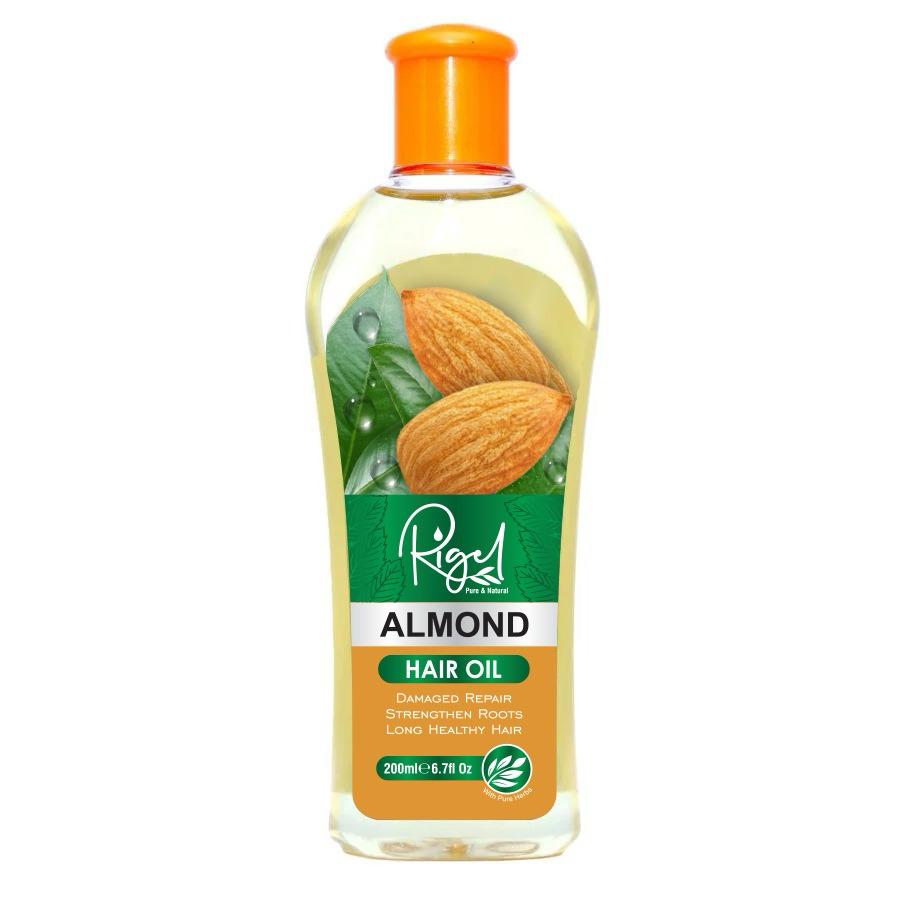 Rigel ALMOND HAIR OIL x 6