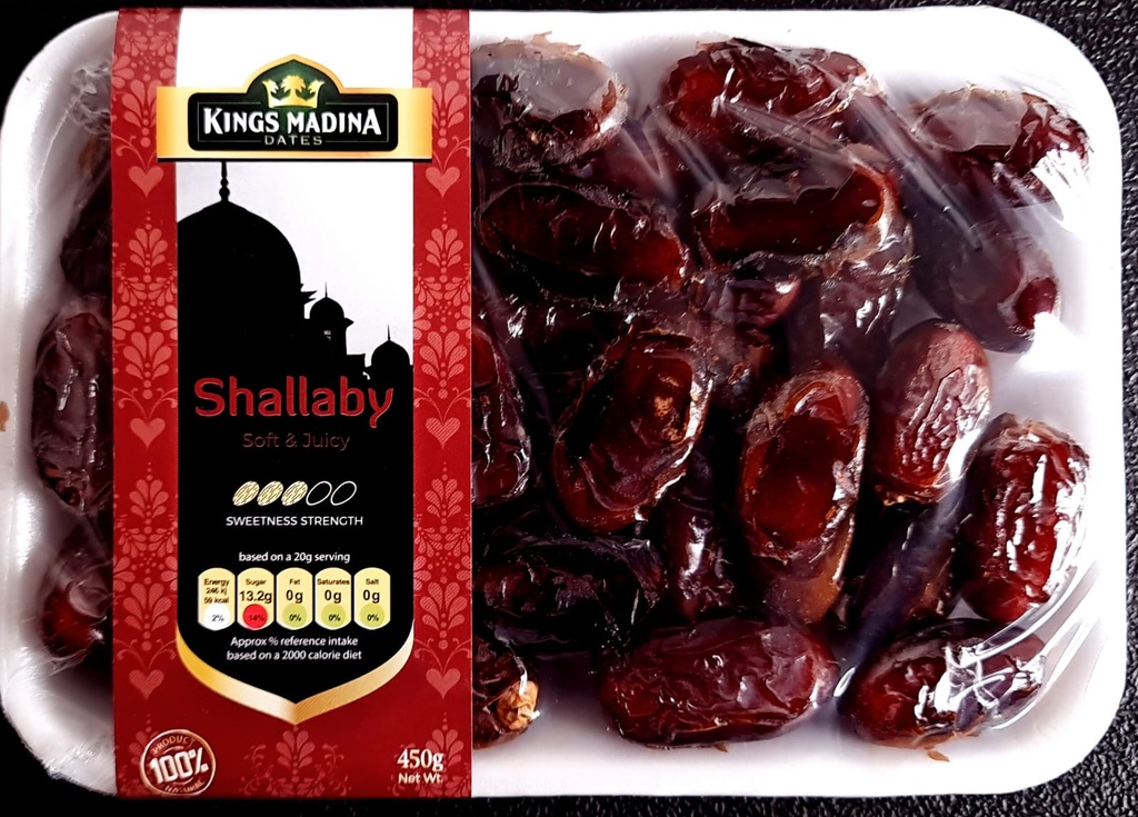 kings madina shallaby dates 450g x 18