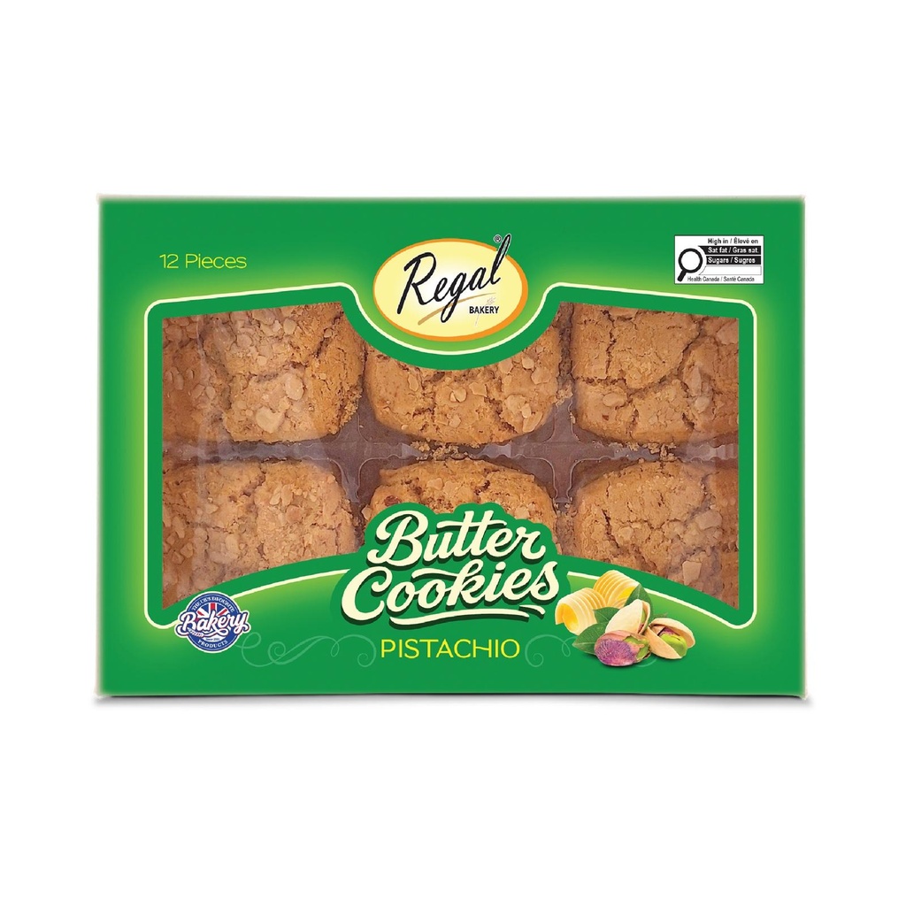 Regal butter pistachio cookies x 9