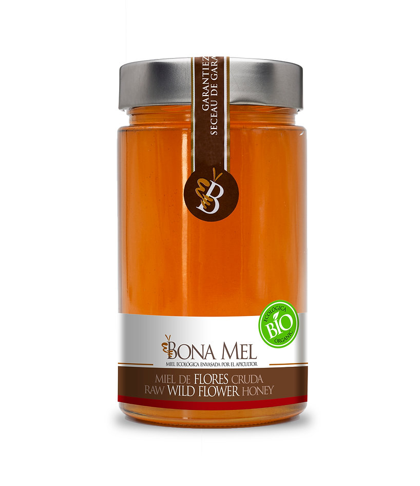 BONA MEL RAW WILD FLOWER HONEY 900G