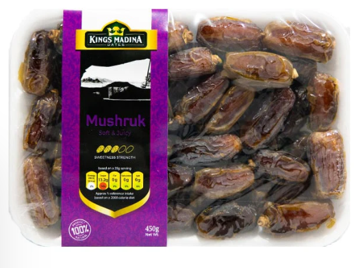 KINGS MADINA MUSHRUK DATES 450G X18