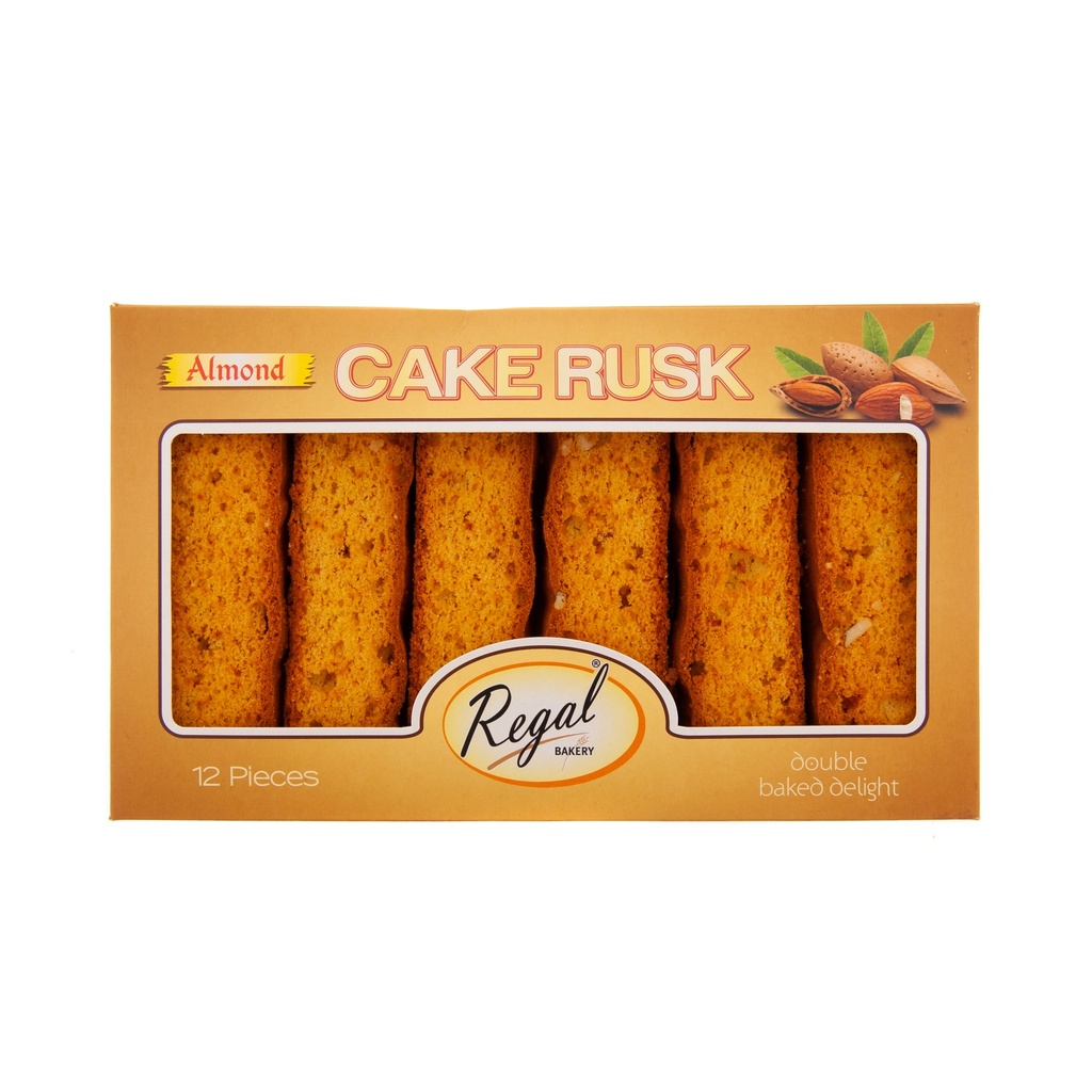 REGAL ALMOND 12PC CAKE RUSK X9