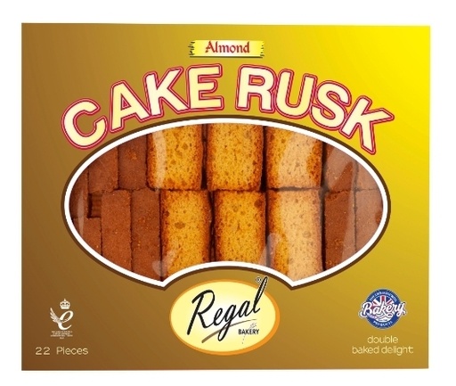 [IFT402] Regal almond cake rusk 22pc x 11